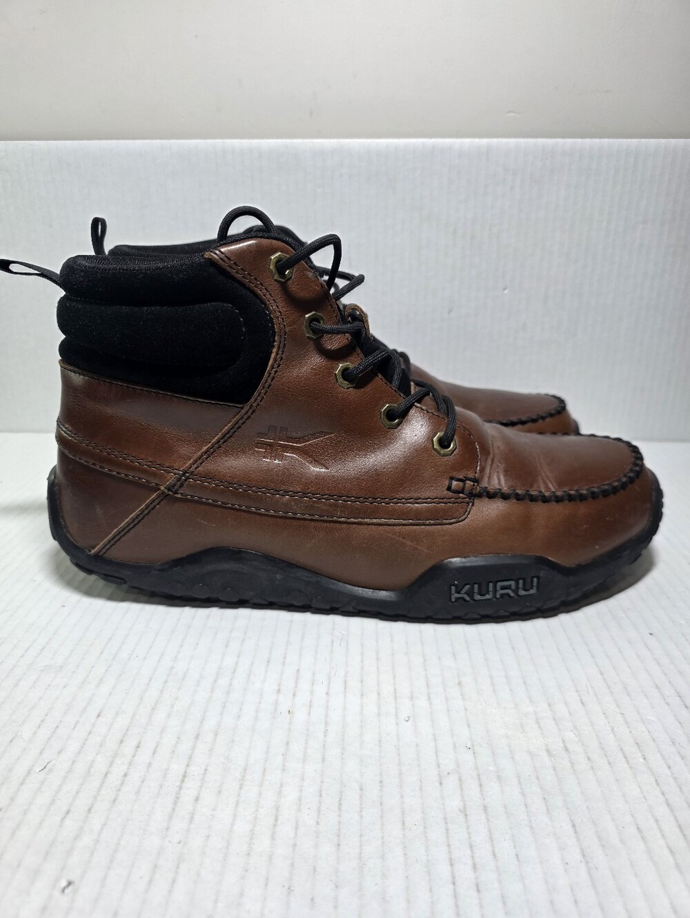 KURU Quest Men's Brown Leather Ankle Lace Up Camp Hiking Boots SZ 12